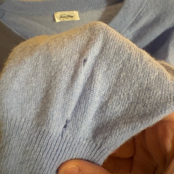 American Vintage Raxow V-Neck Sweater in Aura - Picture 7 of 7